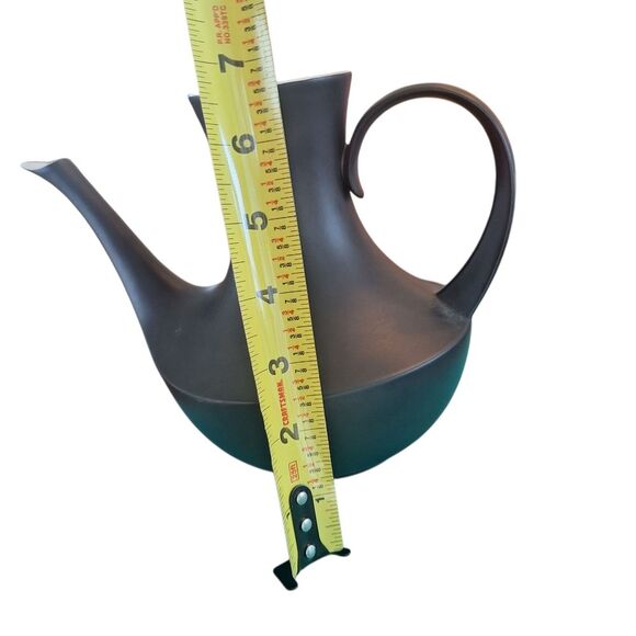 Espana Noche Block Bidasoa Demitasse/Tea Serving Pieces Spain VTG Black Matte - Picture 12 of 13